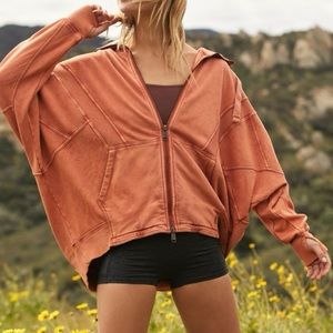 NWOT Free People movement All Your Love Solid Hoodie